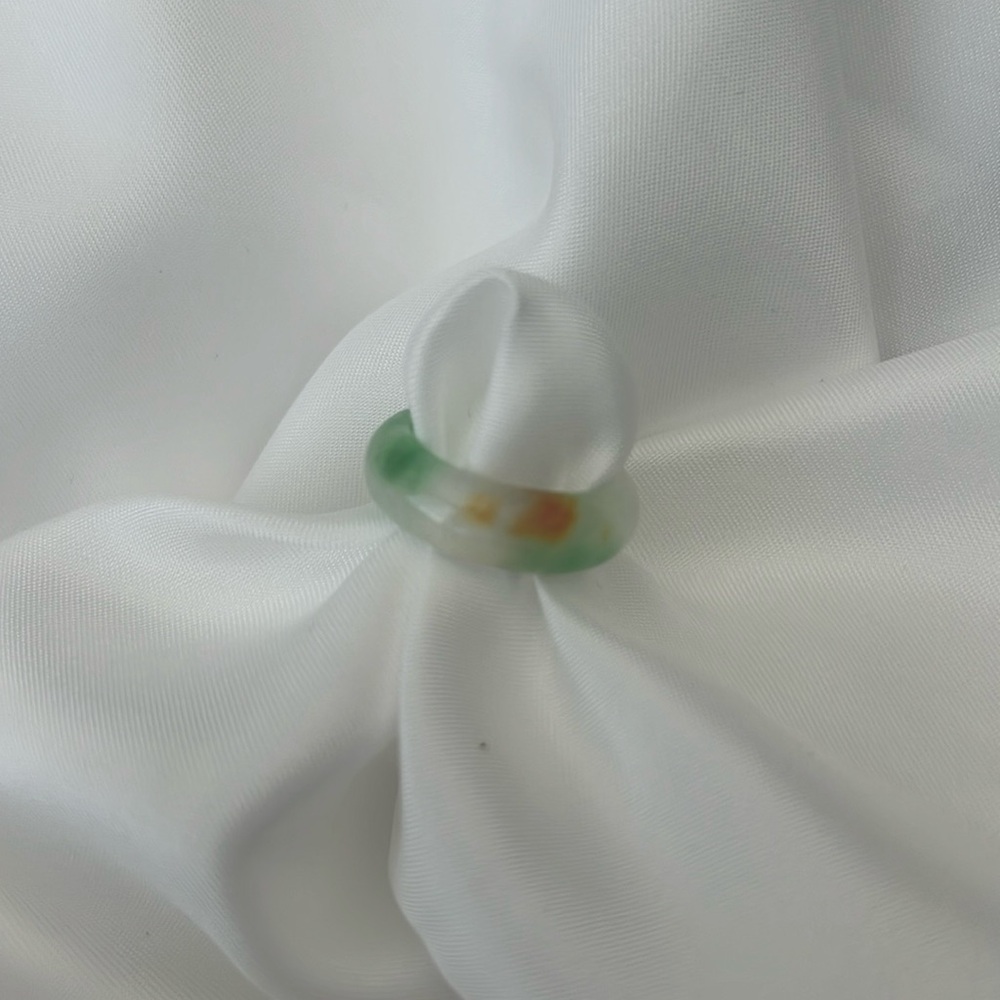 Size 6 // Natural Jade Ring - New/Unworn